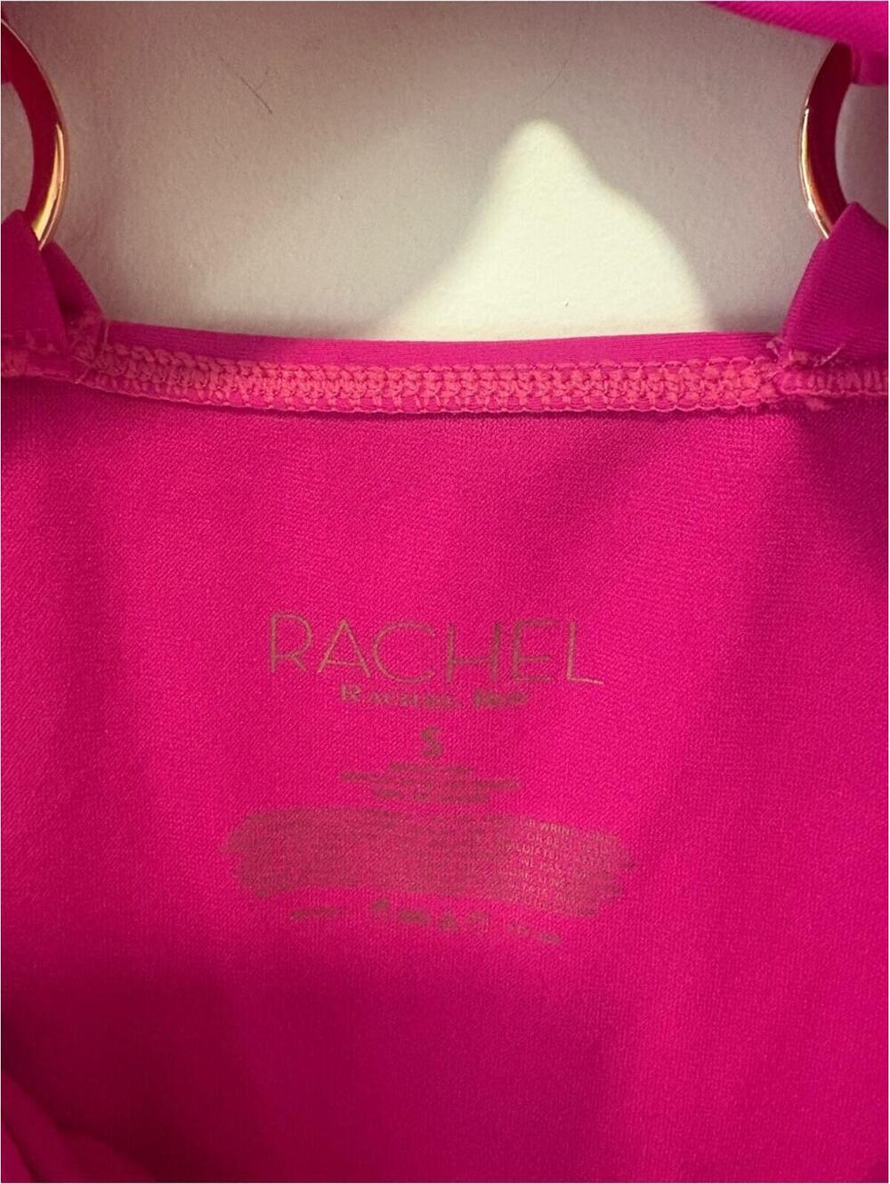 RACHEL Rachel Roy Fuchsia One-Piece Swimsuit with Midriff Cutout - Picture 3 of 3